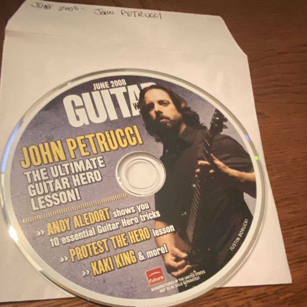 Guitar World Lesson CD ROM June 2008 John Peteucci Andy Aledort Kaki King